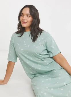 SIMPLY BE 2 Pack T-Shirt Midi Nightie 28-30