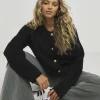 SIMPLY BE Boxy Boucle Cardigan 8-10