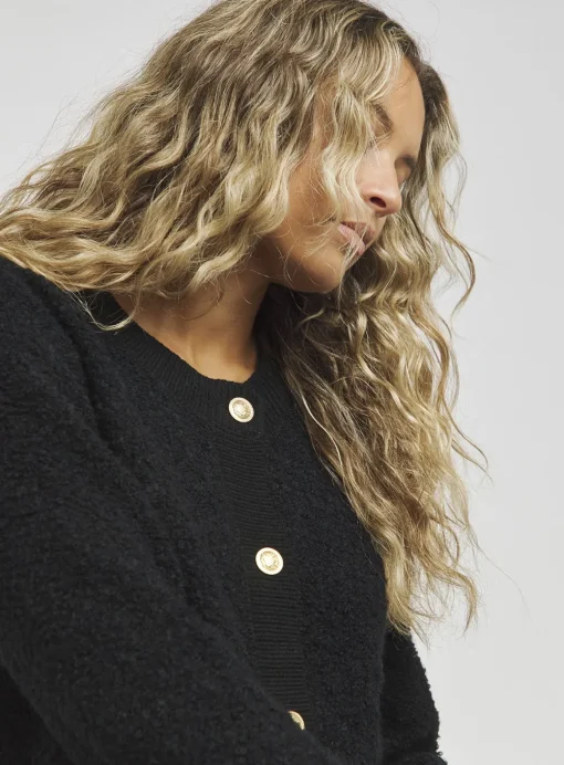 SIMPLY BE Boxy Boucle Cardigan 8-10