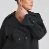 SIMPLY BE Cropped Trench Coat 24