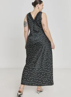 SIMPLY BE Lace Trim Slip Dress 20