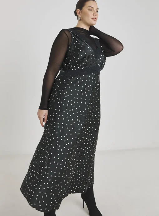 SIMPLY BE Lace Trim Slip Dress 20