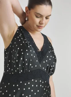 SIMPLY BE Lace Trim Slip Dress 20