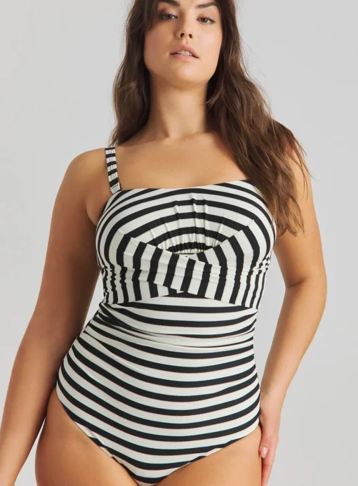 SIMPLY BE Magisculpt Bandeau Swimsuit 22