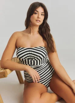SIMPLY BE Magisculpt Bandeau Swimsuit 22