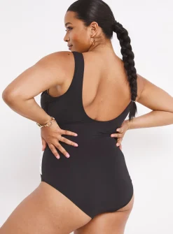 SIMPLY BE Magisculpt Illusion Tummy Control Swimsuit 32