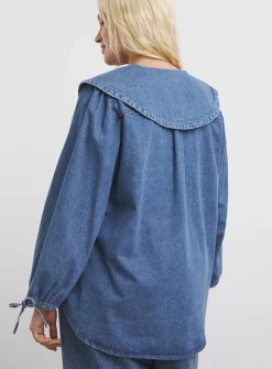 SIMPLY BE Oversized Collar Blouse 16