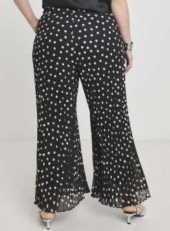 SIMPLY BE Pleated Wide Leg Trousers 10