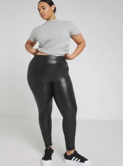 SIMPLY BE Pu Leggings 16
