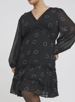 SIMPLY BE Tiered Georgette Dress 12