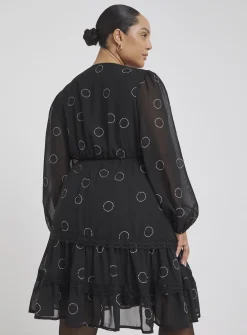 SIMPLY BE Tiered Georgette Dress 12