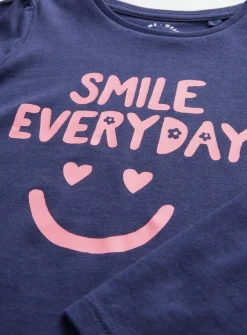 Smile Everyday Print Long Sleeve T-Shirt 1-2 years