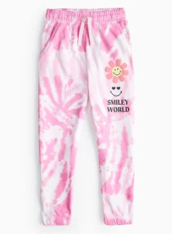 SmileyWorld Pink Tie Dye Joggers 13 years