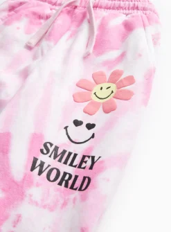 SmileyWorld Pink Tie Dye Joggers 13 years
