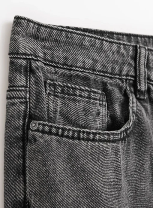 Smokey Grey Wash Straight Leg Denim Jeans 42R