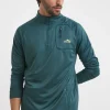 SNOWDONIA Light Weight 1/4 Zip Neck Base Layer - Blue M