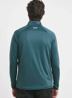SNOWDONIA Light Weight 1/4 Zip Neck Base Layer - Blue M
