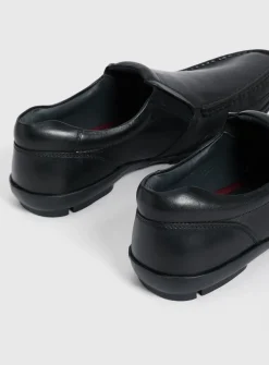 Sole Comfort Black Leather Slip On Shoes 12