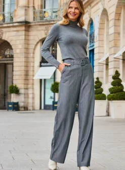SOSANDAR Pinstripe Trouser 18