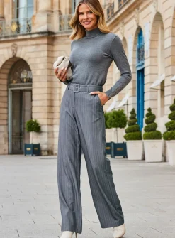 SOSANDAR Pinstripe Trouser 18