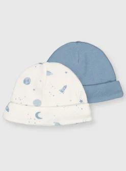 Space Premature Baby Hat 2 Pack 3lbs - 1.4kg