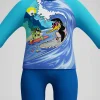 SPEEDO Boys Learn To Swim Sun Protection Rash Vest & Swim Shorts 3 years