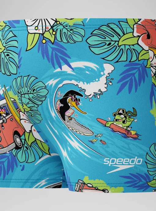SPEEDO Boys Learn To Swim Aquashort Swim Shorts 4 years