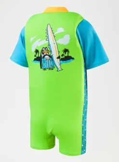 SPEEDO Character Printed Float Swimsuit Green 2-3 Years
