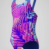 SPEEDO Girls Digital Allover Splashback Swimsuit 15-16 years