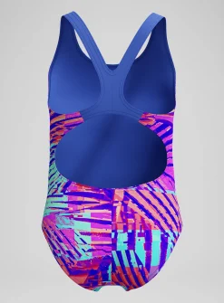 SPEEDO Girls Digital Allover Splashback Swimsuit 15-16 years