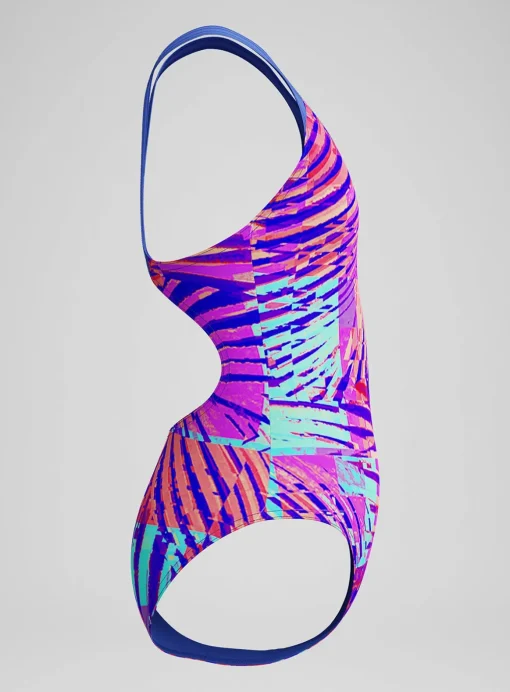 SPEEDO Girls Digital Allover Splashback Swimsuit 15-16 years