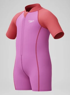 SPEEDO Girls Learn To Swim Neoprene Wetsuit 6-9 months