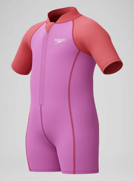 SPEEDO Girls Learn To Swim Neoprene Wetsuit 6-9 months