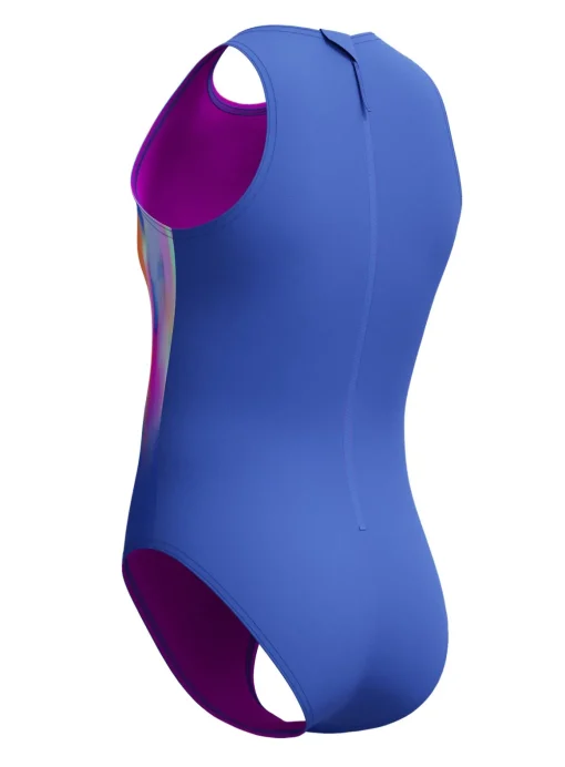 SPEEDO Girls Printed Hydrasuit Swimsuit 9-10 years