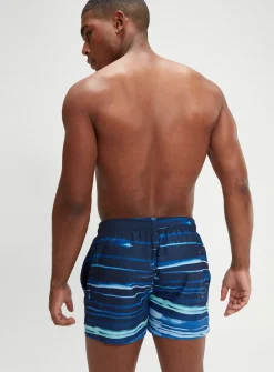 SPEEDO Mens Digital Printed Leisure 14" Swim Shorts XS