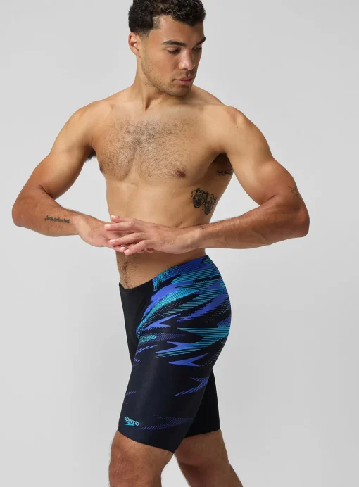 SPEEDO Mens Hyperboom V Cut Jammer Swim Shorts 26