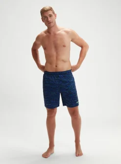 SPEEDO Mens XPRESS LITE Allover 18" Swim Shorts L