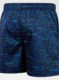 SPEEDO Mens XPRESS LITE Allover 18" Swim Shorts L