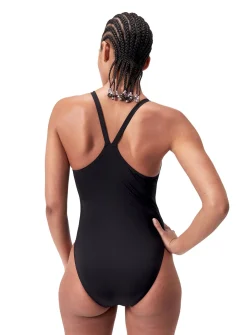 SPEEDO Womens End+ V Back Swimsuit 18