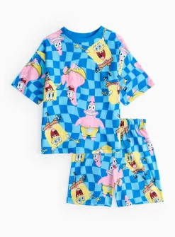 Sponge Bob Print Short Sleeve Pyjama Set 4-5 years