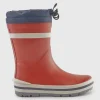 START-RITE Big Puddle Red Tie Top Cosy Wellies 12 Infant