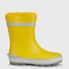 START-RITE Big Puddle Yellow Tie Top Cosy Wellies 12 Infant