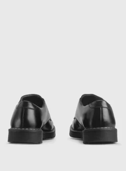 START-RITE Eclipse Black Leather Chunky Buckle Up School Shoes 5