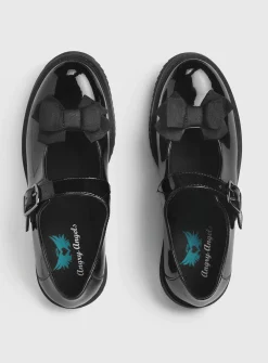 START-RITE Empower Black Patent Leather Chunky Mary Jane School Shoes 2