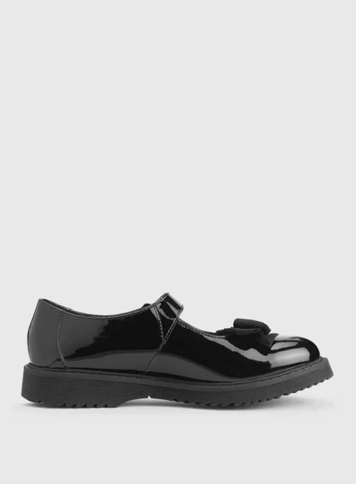 START-RITE Empower Black Patent Leather Chunky Mary Jane School Shoes 2