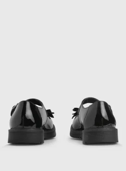 START-RITE Empower Black Patent Leather Chunky Mary Jane School Shoes 2