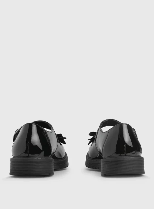 START-RITE Empower Black Patent Leather Chunky Mary Jane School Shoes 2
