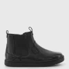 START-RITE Energy Black Leather Zip Up Boots 10.5 Infant