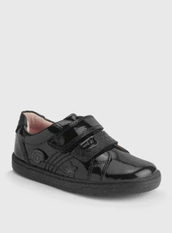 START-RITE Girls Fantasy Black Patent Leather School Shoes 8.5 Infant