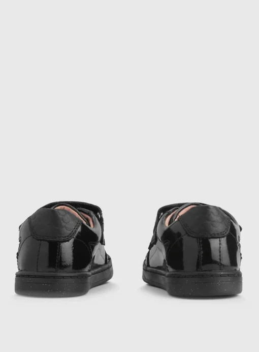 START-RITE Girls Fantasy Black Patent Leather School Shoes 8.5 Infant